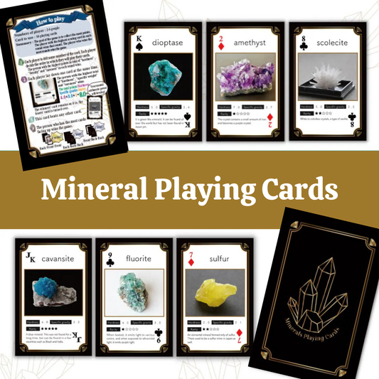 【English Version】 Mineral Playing Cards