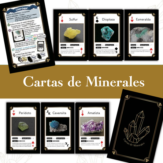 【Spanish Version】 Mineral Playing Cards